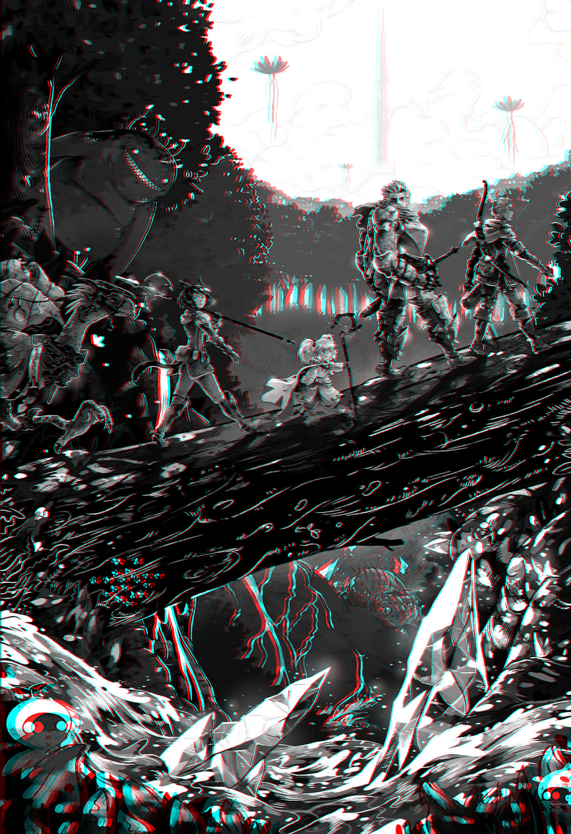 Illustration for article titled 3D Video Game Art That Looks Good Even Without Glasses